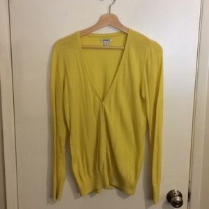 Old Navy Yellow Cardigan