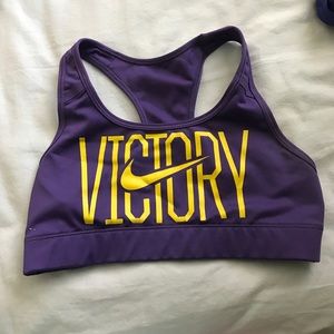 Nike purple sports bra