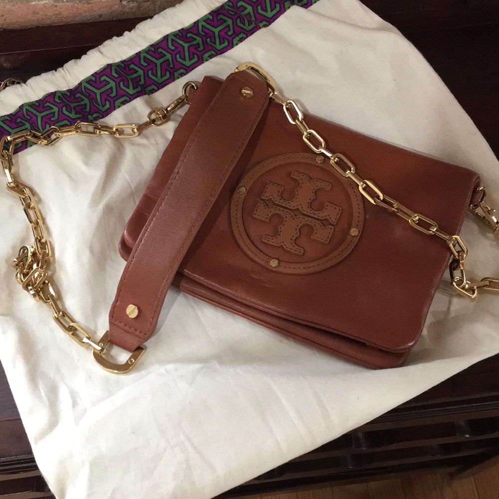 Authentic leather Tory Burch Cross Body