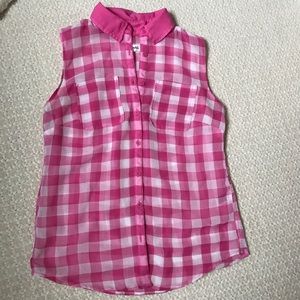 Aeropostale sleeveless button down
