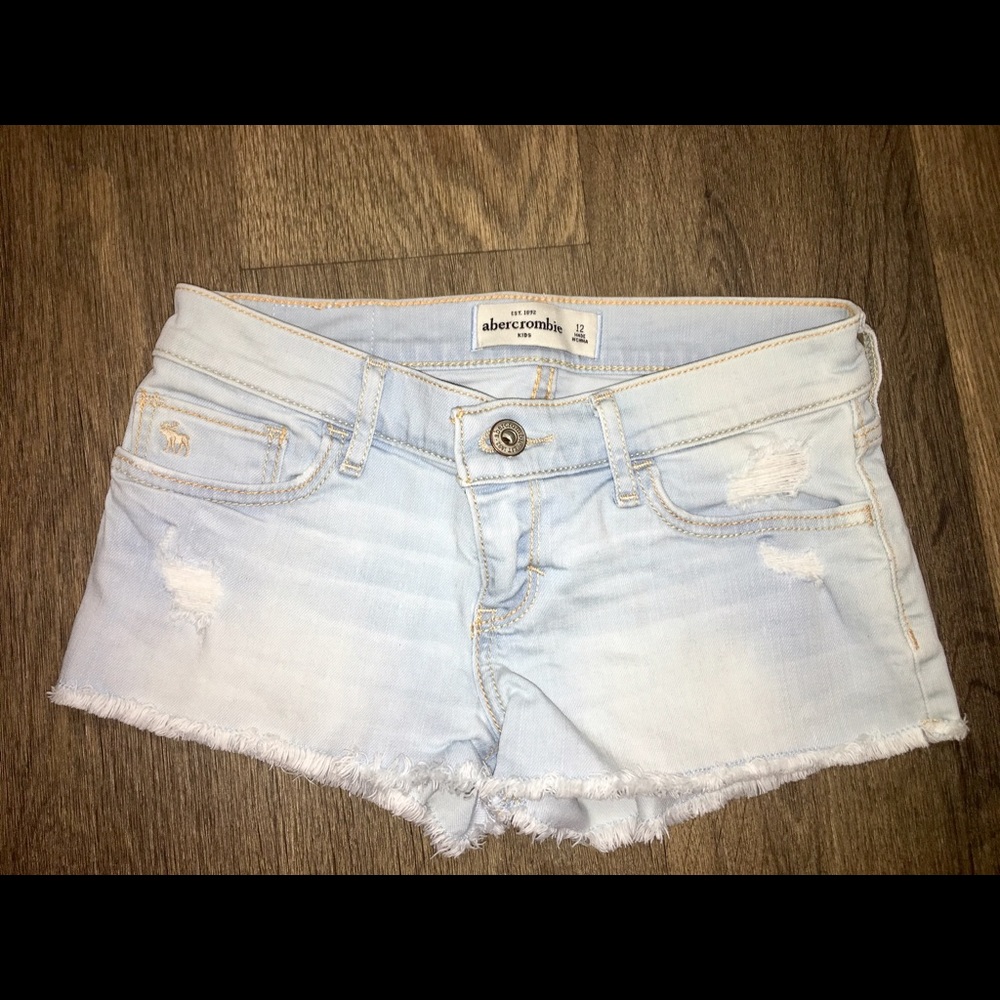 Abercrombie Kids Denim jean shorts size 12.