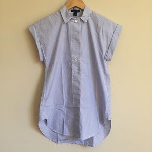 J.Crew Blue & White Stripped Tunic