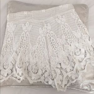 Jen’s Pirate Booty Crochet Lace Shorts