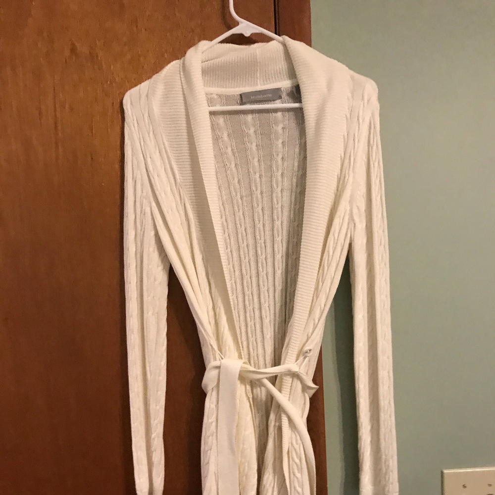 Ivory Wrap Around Sweater
