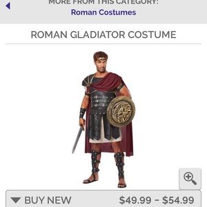 Roman gladiator costume
