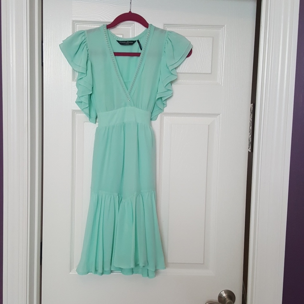 beautiful aqua dress