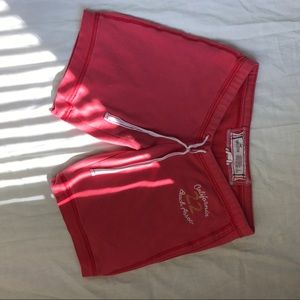 Pink hollister shorts