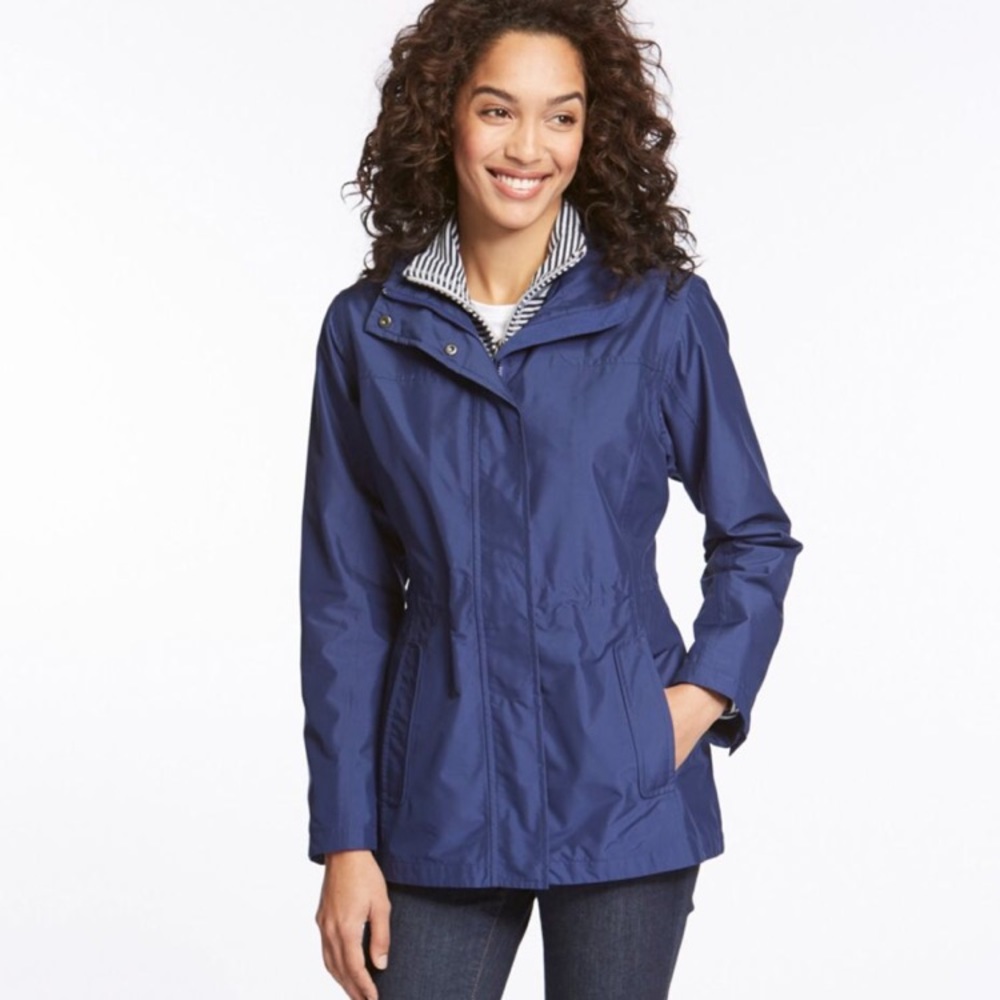 LL Bean H2Off Rain Mesh-lined jacket