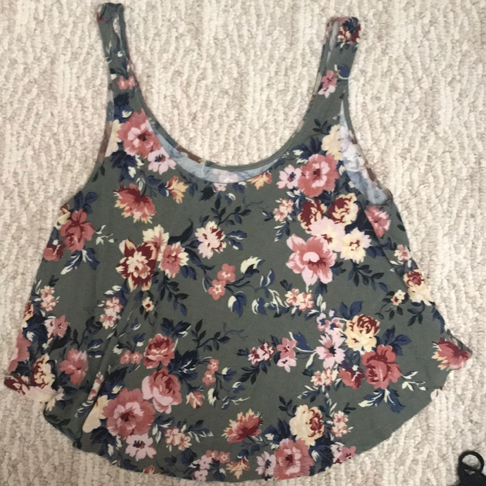 AE floral tank