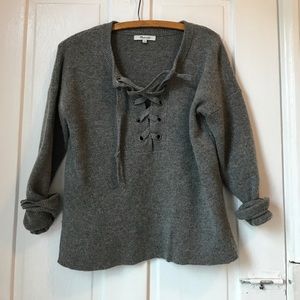Madewell Tie Front Sweater
