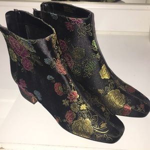Top shop floral boots