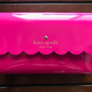 NWT Hot Pink Kate Spade Wallet- Lily Avenue Patent