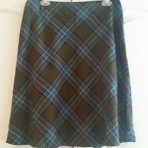 VINTAGE WORTHINGTON PLAID SKIRT