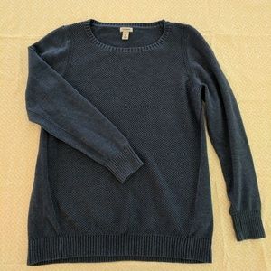 LL Bean Blue Sweater Size M