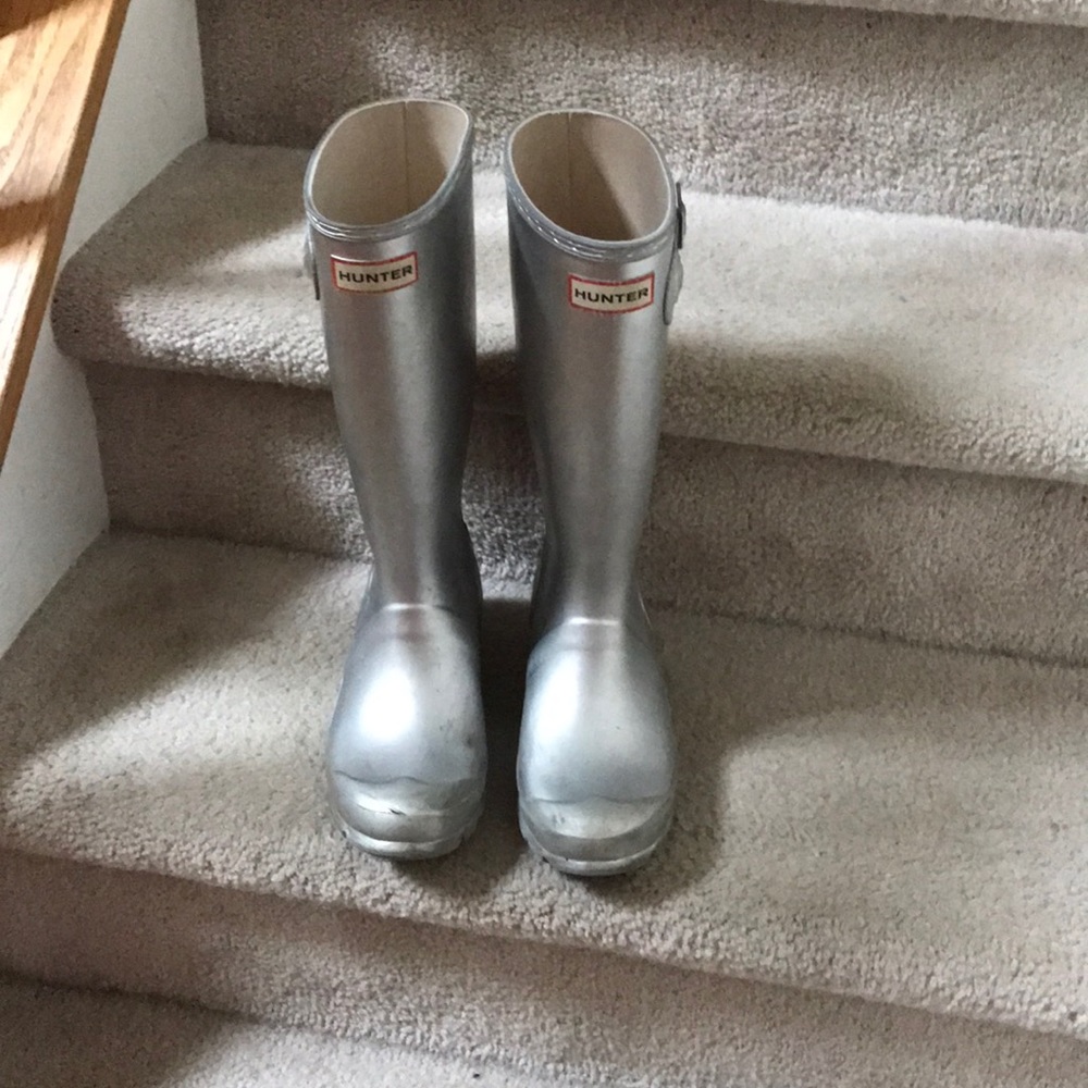 Silver Hunter boots
