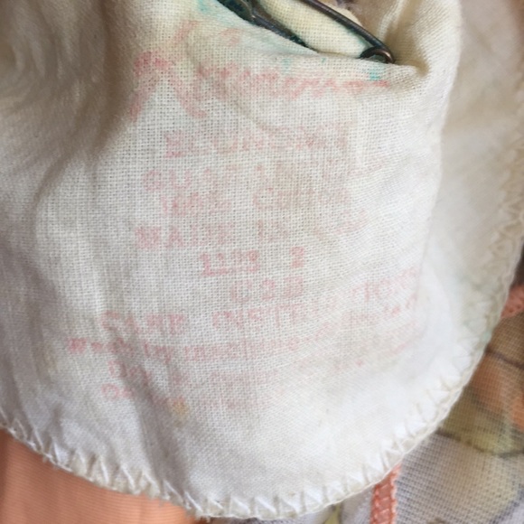 Vintage Sorbet Garden Dress with Pretty Ruffles! - Picture 7 of 7