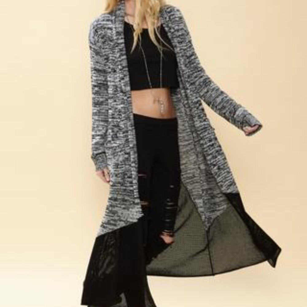 ❤LAST  1❤SLOANE ROUGE OPEN FRONT CARDIGAN - Picture 3 of 3