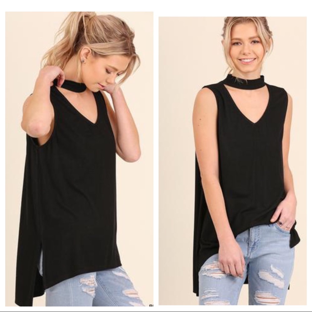 ✨Umgee Black Choker Top