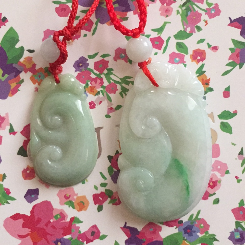 Happy Mother's Day Sell: Mom & Kiddo Jade Necklace - Picture 2 of 5