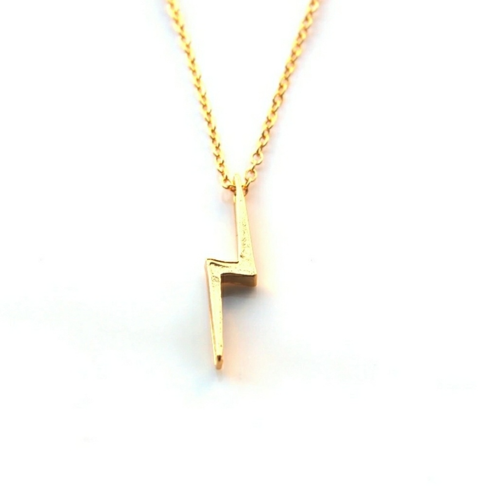 Lighting Bolt Necklace - Picture 2 of 3