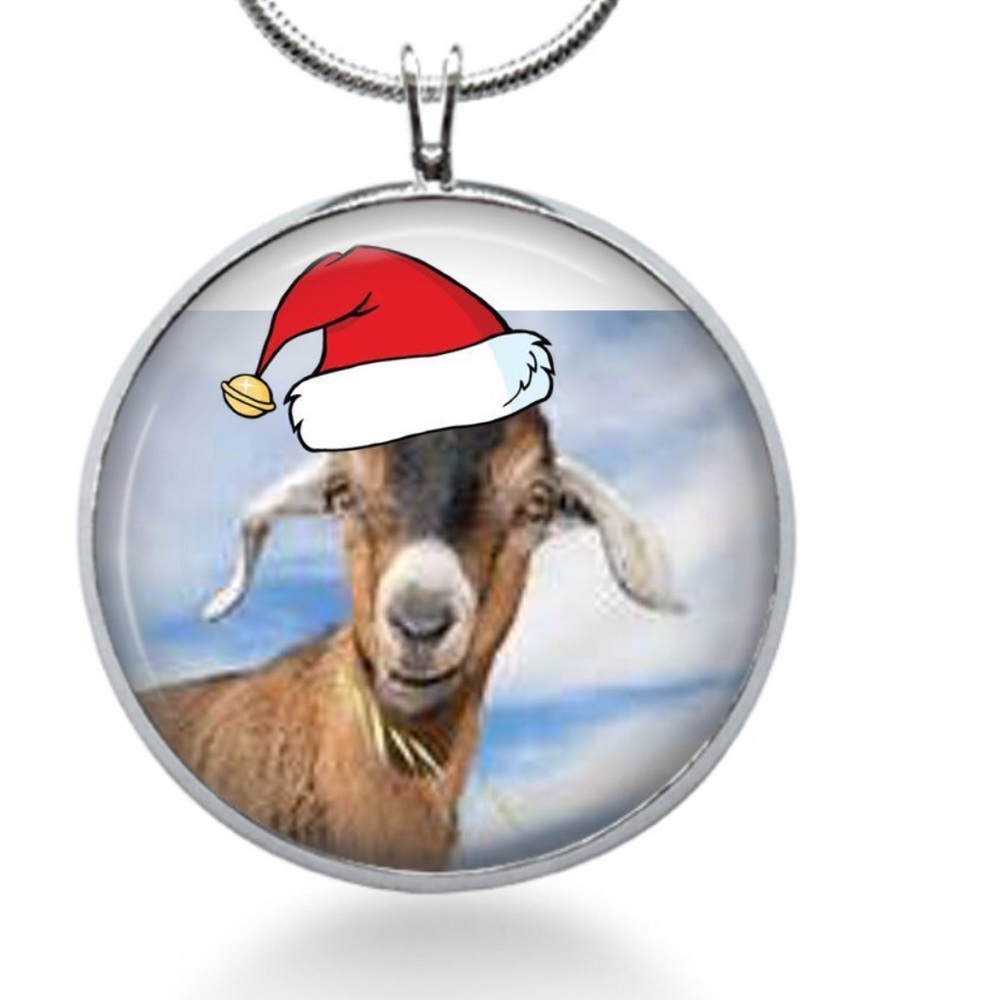 Goat Christma necklace