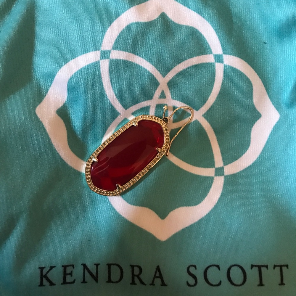 One Red Kendra Scott Earring