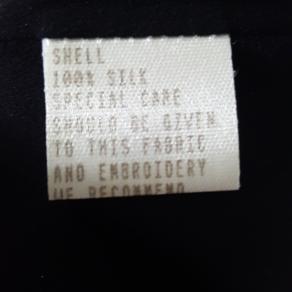 Carolina Herrera Black Formal Silk Dress Size 8 - Picture 8 of 8