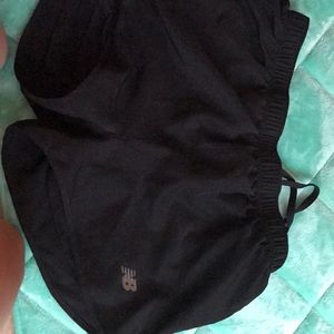 Black new balance shorts