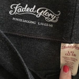 Faded glory leggings