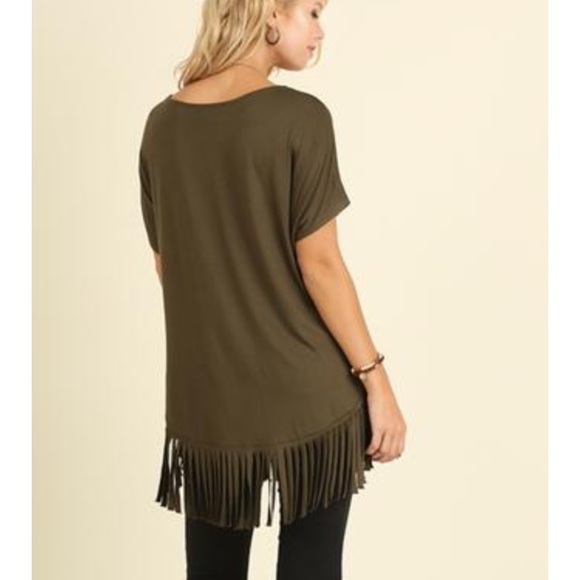 🔥SALE🔥Umgee Fringe Top - Picture 3 of 6
