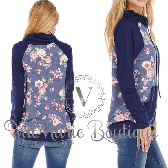 Baby French Terry Floral Sweatshirt - Picture 2 of 3