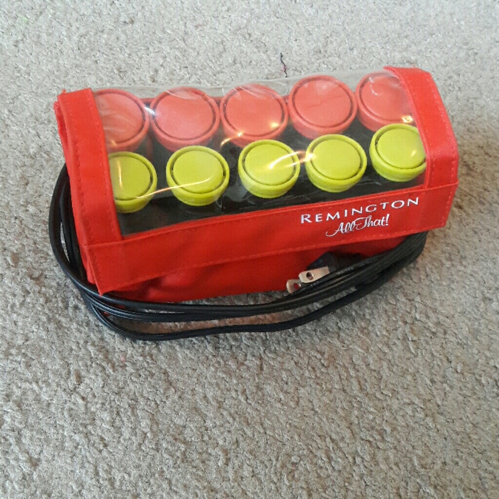 Heating curlers!😍❤💇