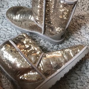 Sequin UGG Boots