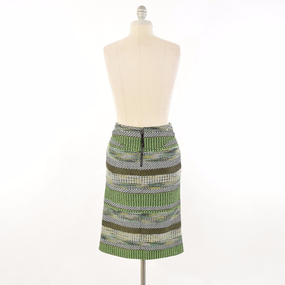 ❌Sold❌Leifsdottir Green Tweed Pencil Skirt - Picture 6 of 7