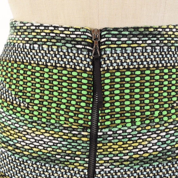 ❌Sold❌Leifsdottir Green Tweed Pencil Skirt - Picture 7 of 7