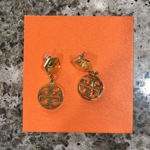 Tory Burch gold dangle earrings