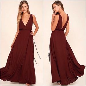 Burgundy Maxi Dress