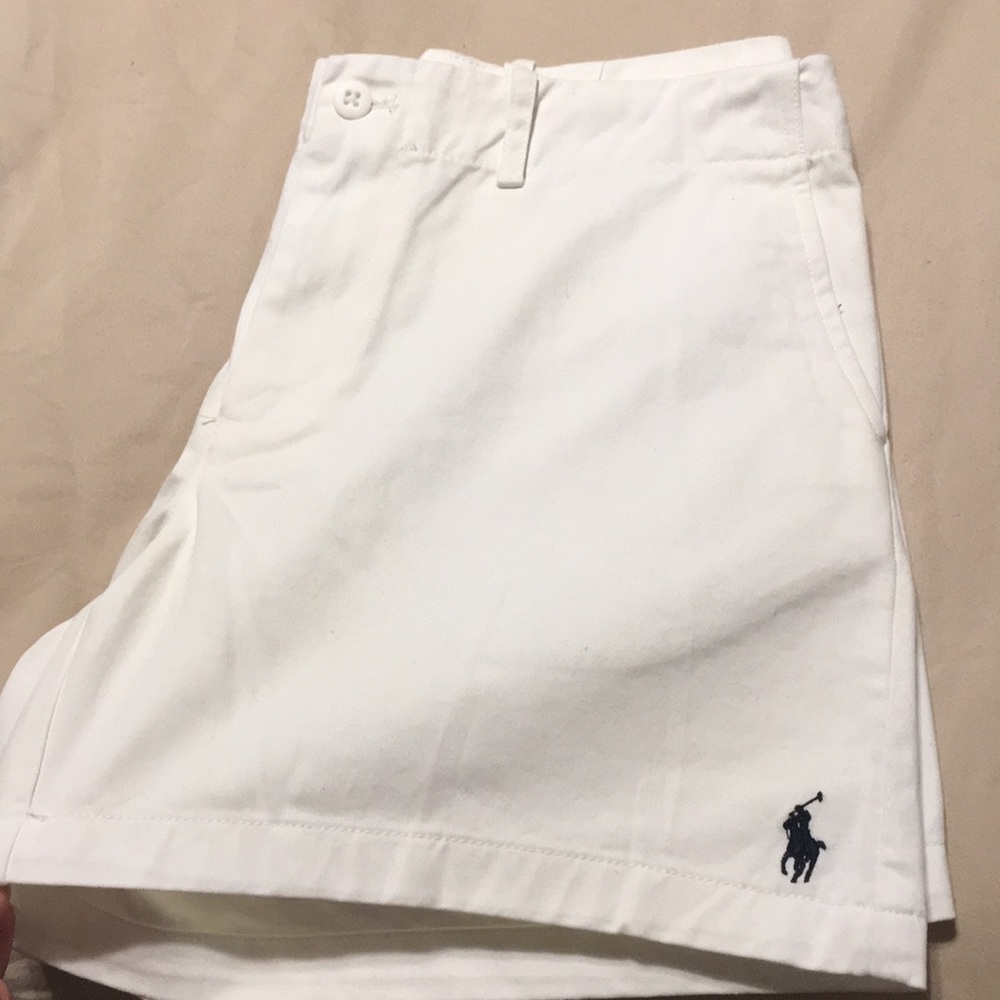 Ralph Lauren polo white shorts