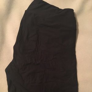 LLR solid black TC leggings
