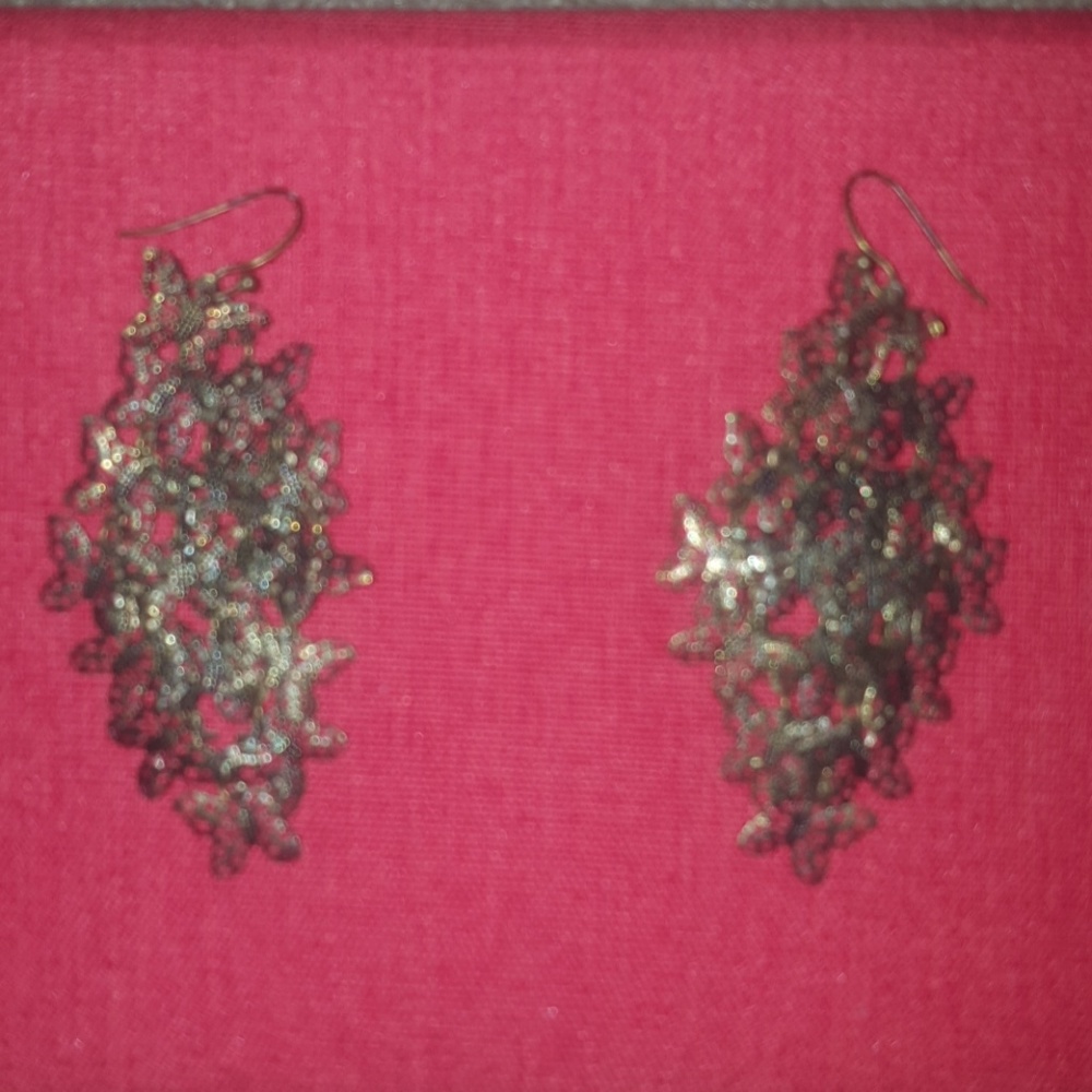Waterfall butterfly earrings