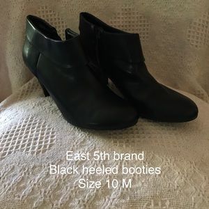 Black ankle boots