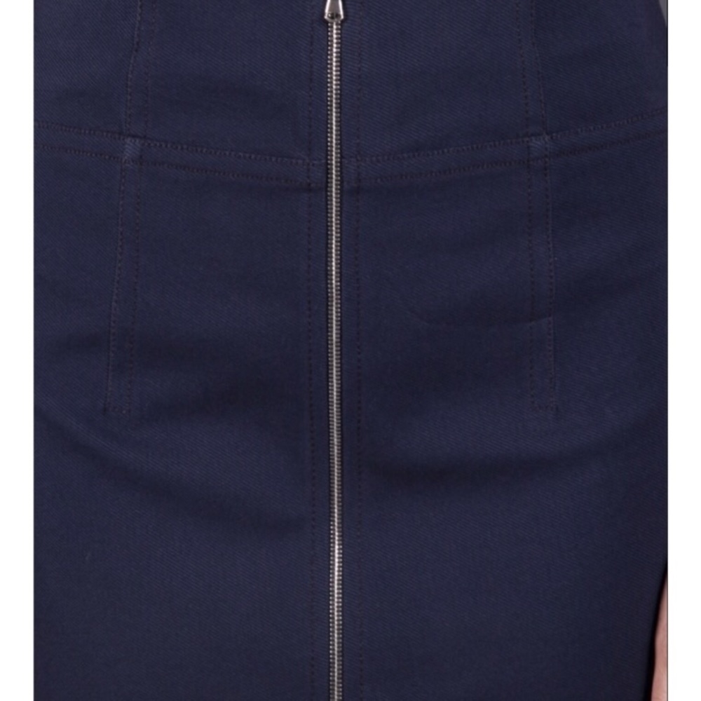 🎬 Carven Zip Front Skirt - Picture 4 of 8