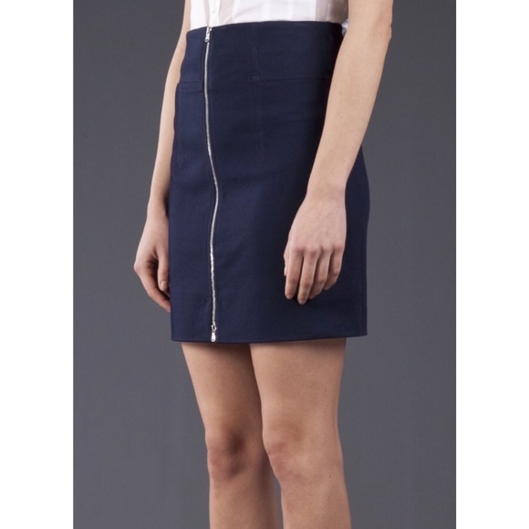 🎬 Carven Zip Front Skirt - Picture 2 of 8