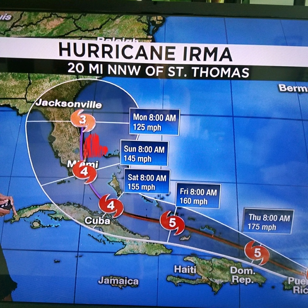 Closed for Irma!