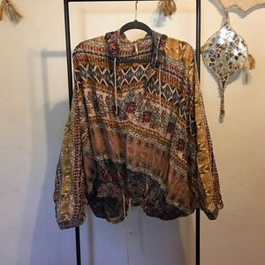 Free people hooded long sleeve