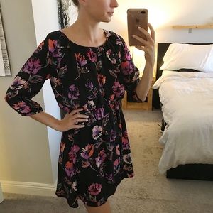 Floral Long Sleeve Dress