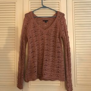 Mauve Knitted Sweater