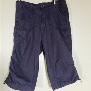 GAP Navy Cotton Capris