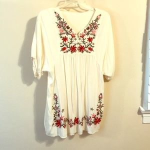 Embroidered  tunic or dress