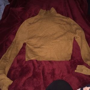 Crop top turtle neck shirt!